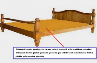 Džuud voodi põhja pannakse kiirguste kaitseks